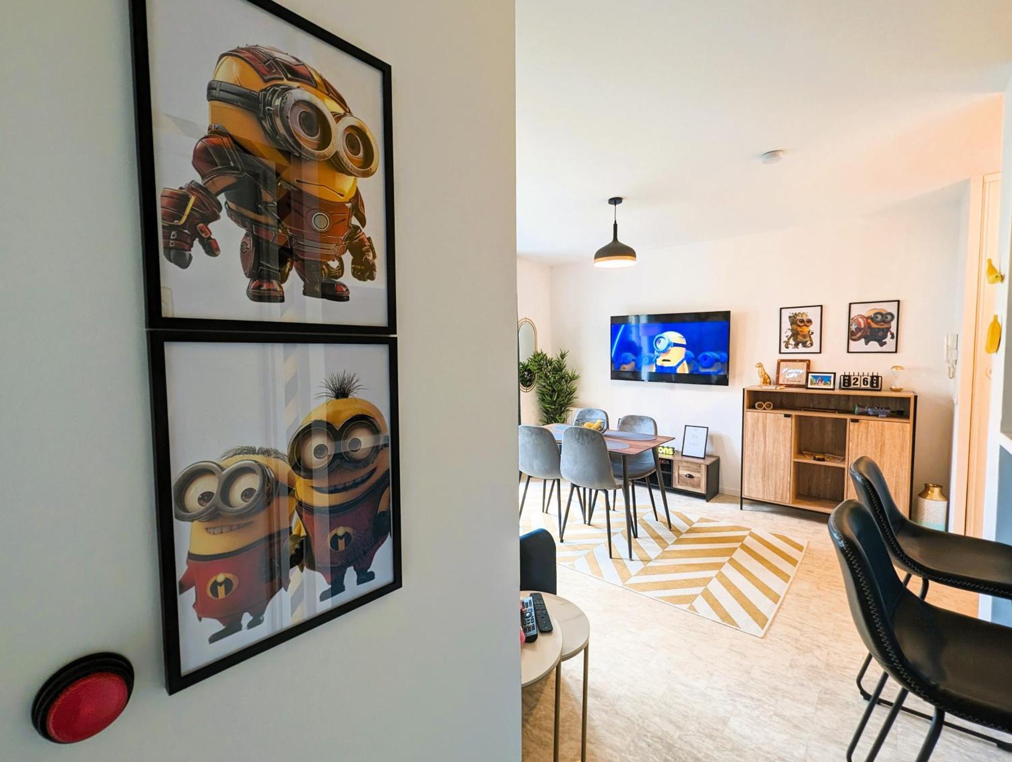 Le Repaire Des Minions - 10' Disney - Familial Баї-Роменвільє Екстер'єр фото