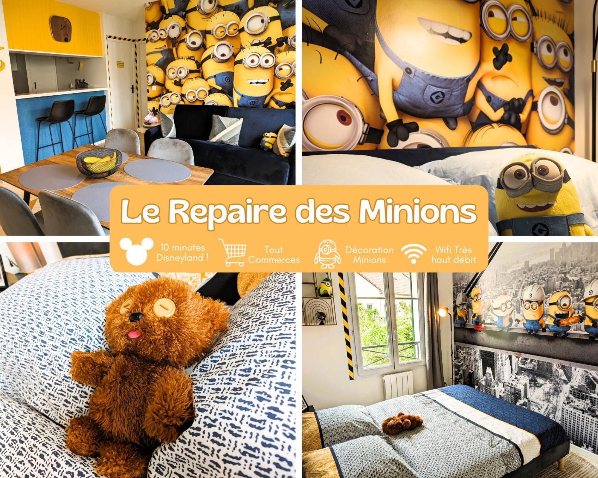 Le Repaire Des Minions - 10' Disney - Familial Баї-Роменвільє Екстер'єр фото